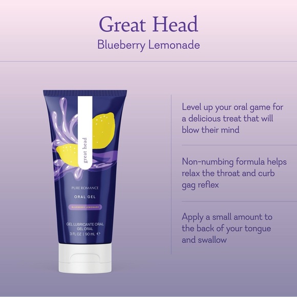 🤤😱Surprise Him 🫐 Great Head Blueberry Lemonade 🫐🍋 or Pink Strawberry 🍓 Gel🤫🤤 🔥 - Picture 3 of 12